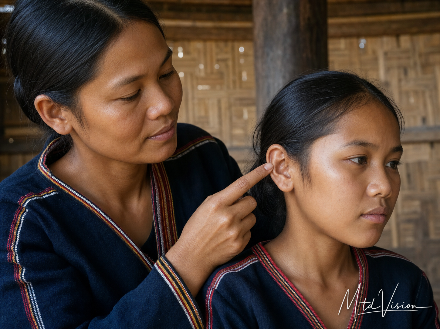 External ear.