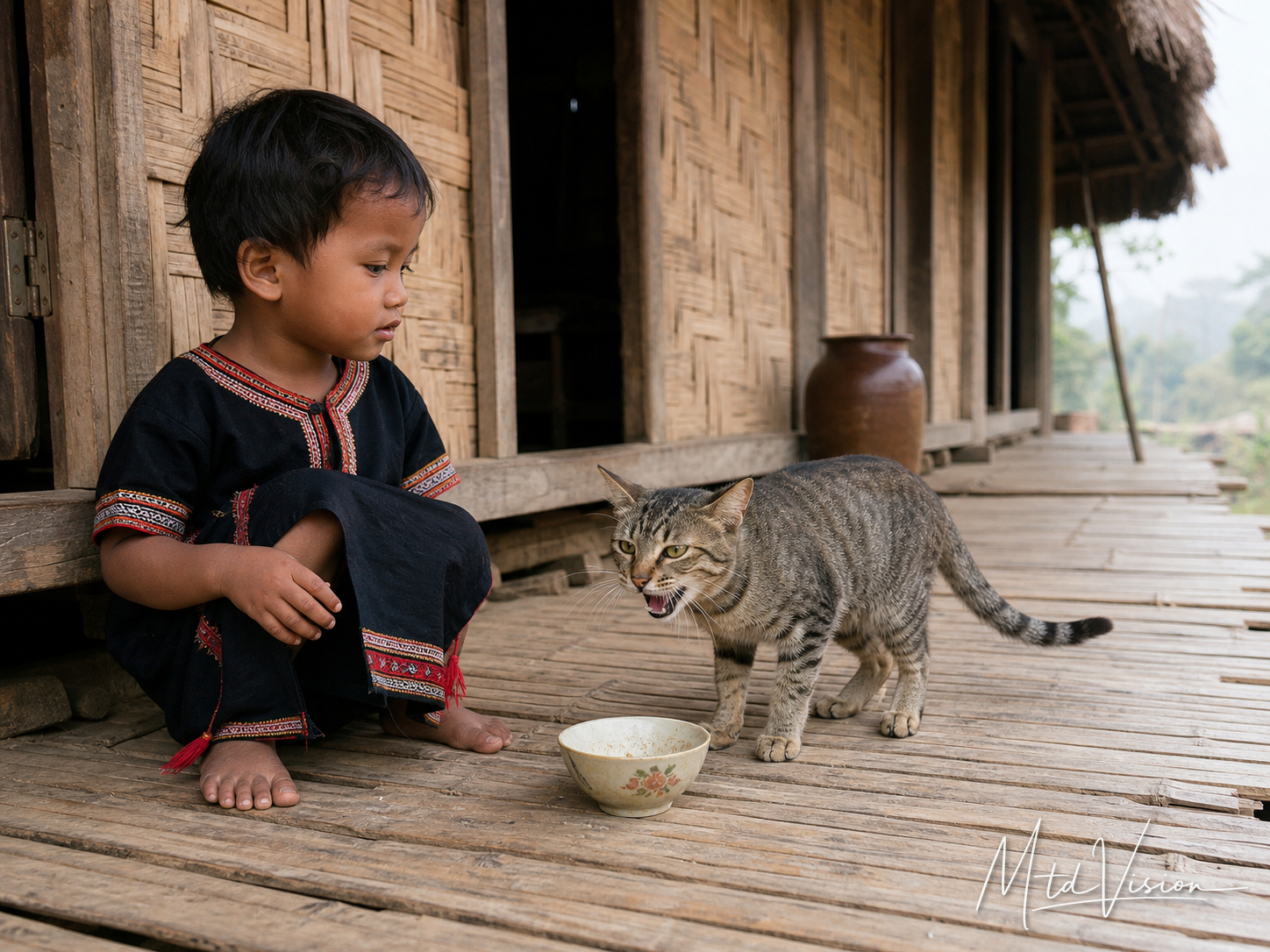 To make meow (bi agra).