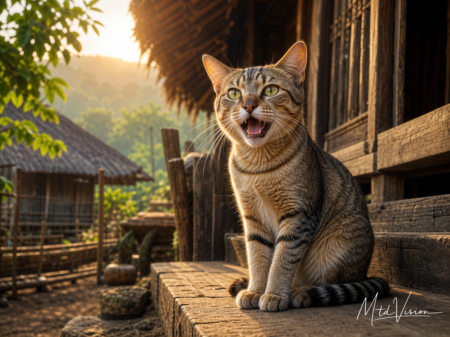 To meow.