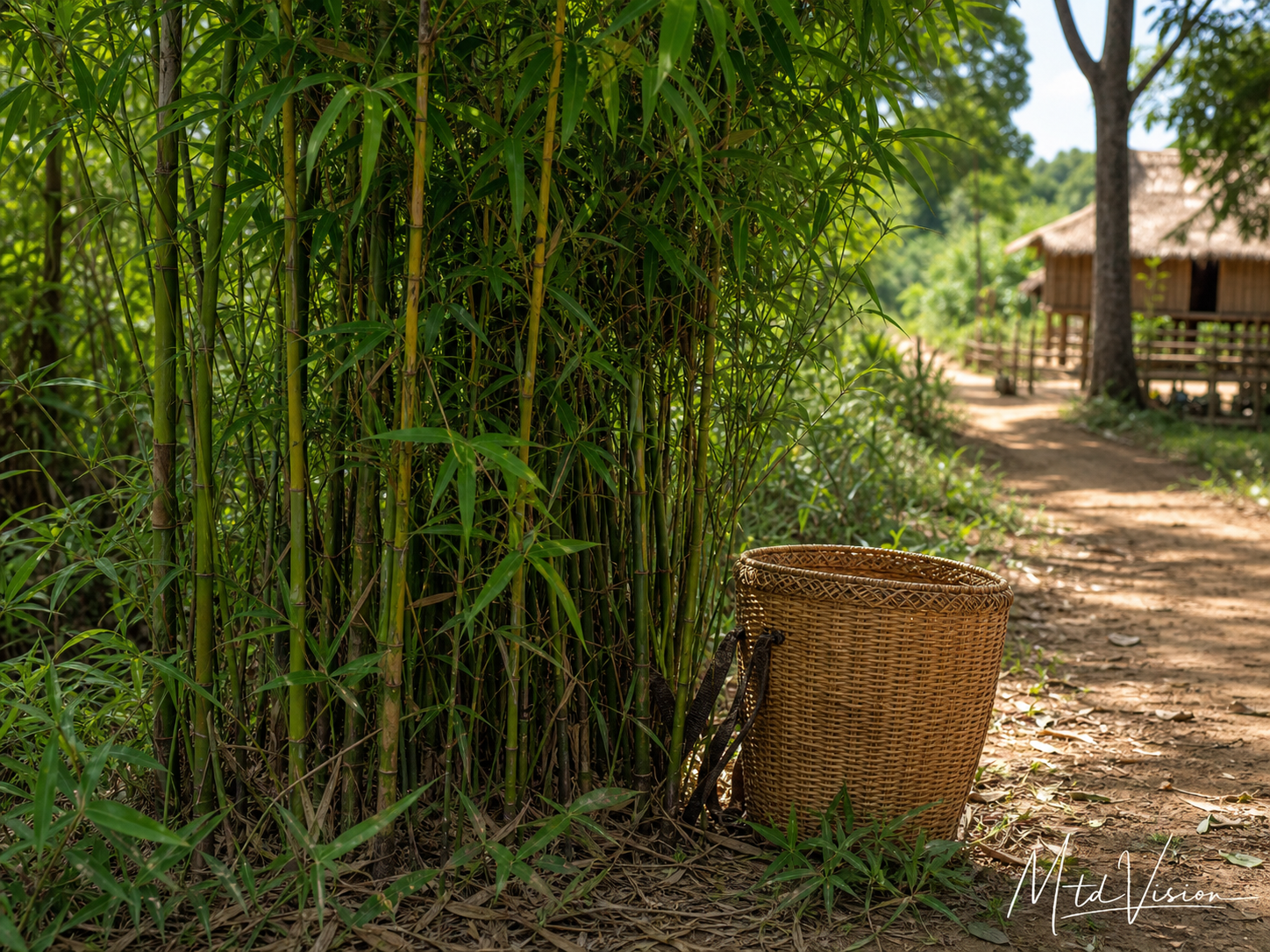 Kind of small bamboo.