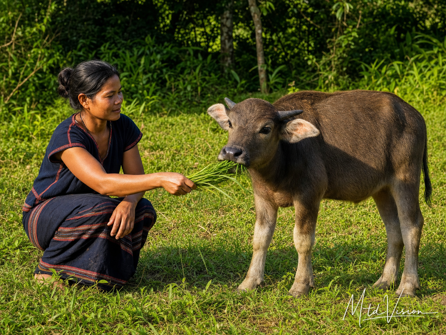 To feed an animal or person.