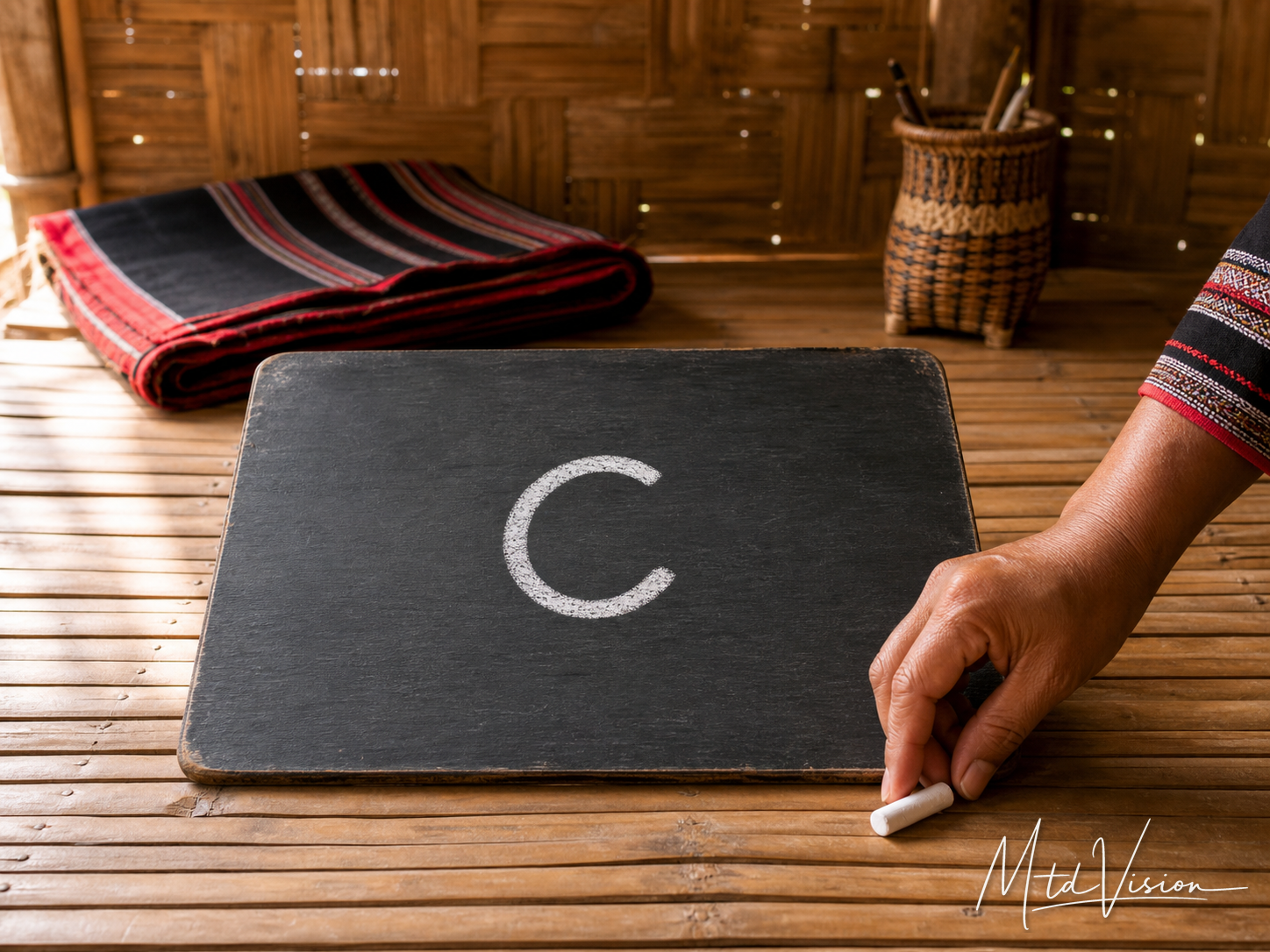 A letter of the Rhade alphabet, c.