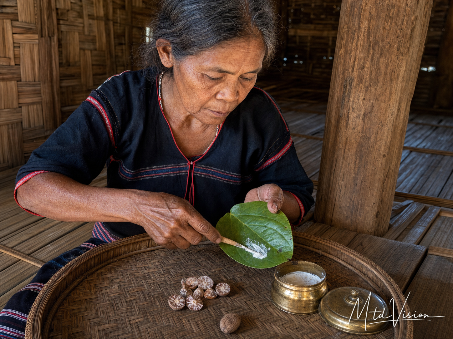 Lime for betel chew.