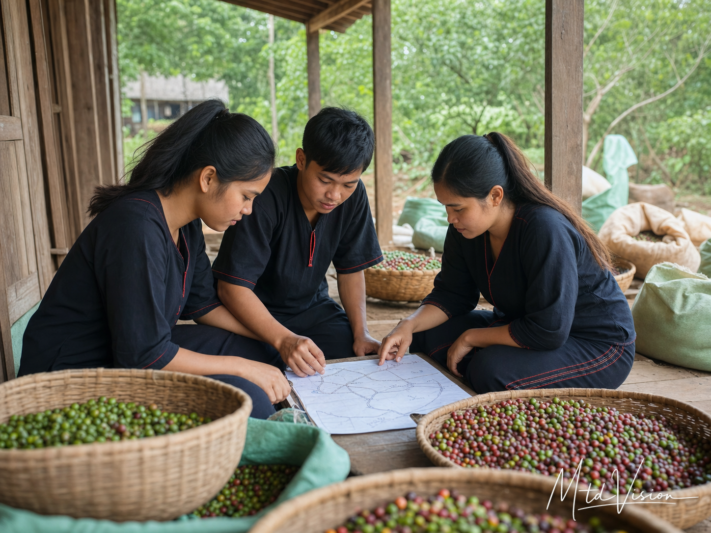 bi ding: To be uncertain (plural).
