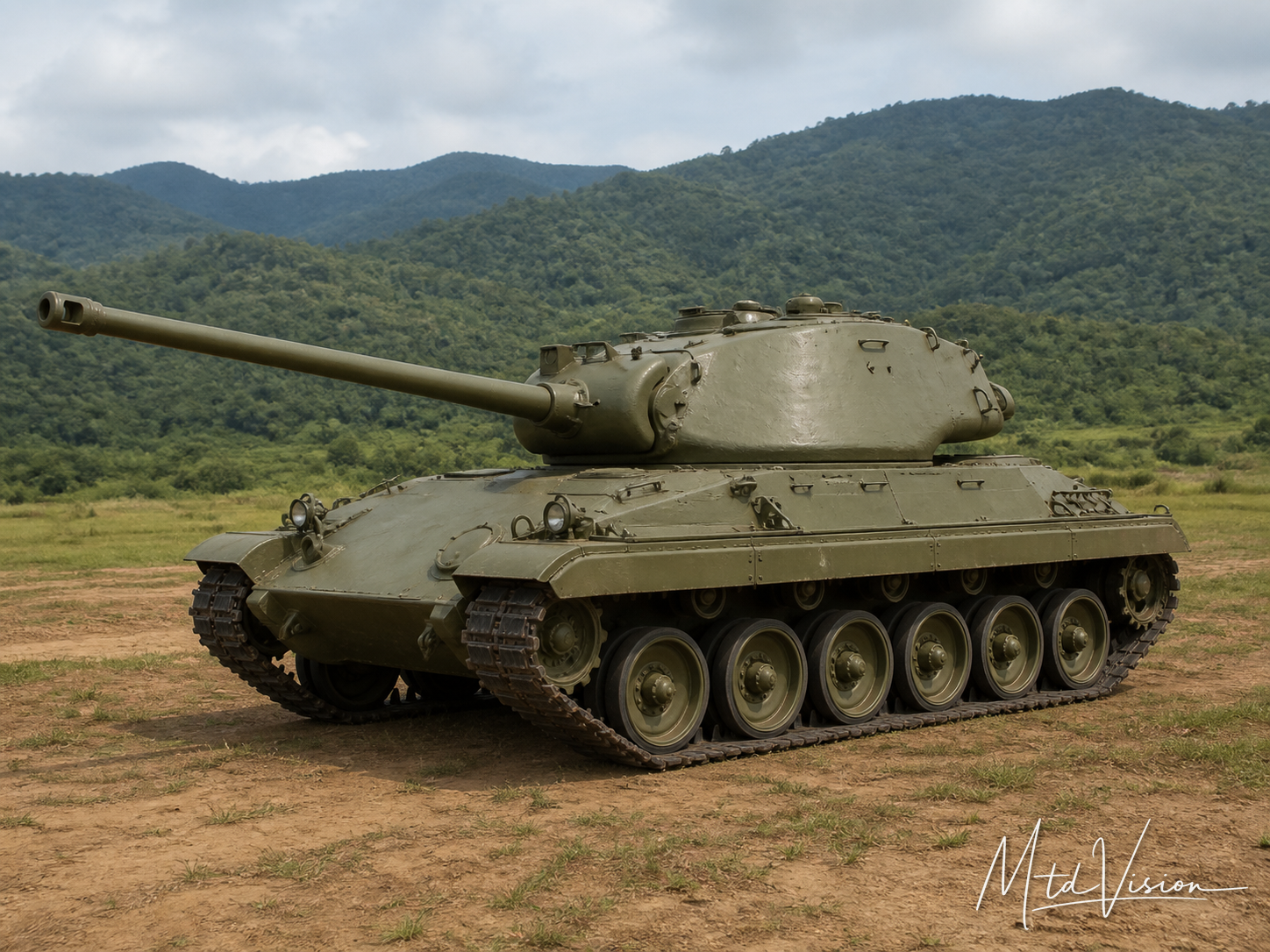 deh sar: Military tank.